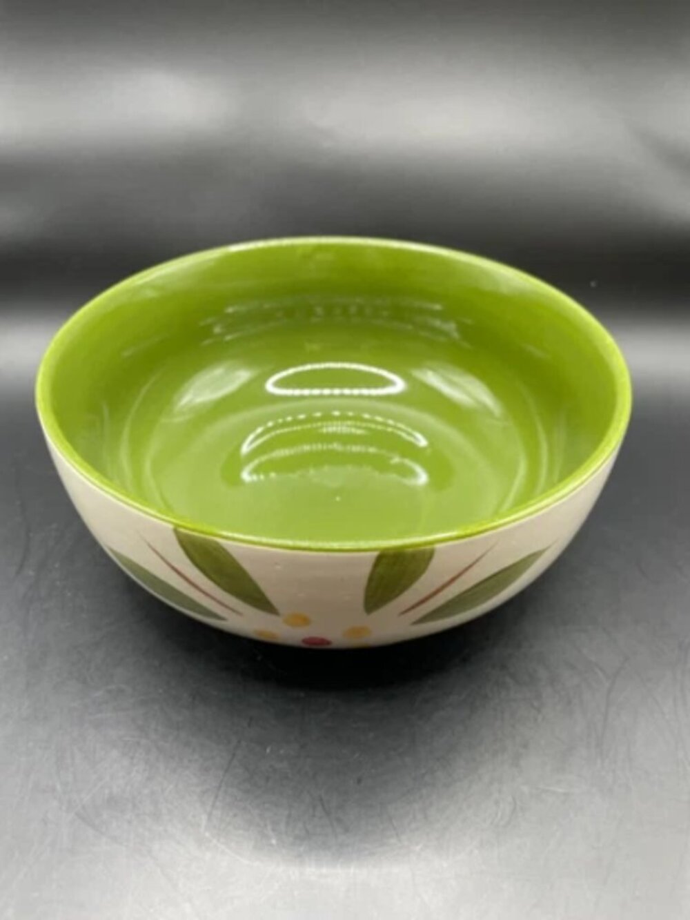 Temp-tations Old World Green Soup/Cereal Bowls in Vivid Pattern, price per bowl